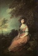 Thomas Gainsborough Mrs Richard Brinsley Sheridan oil on canvas